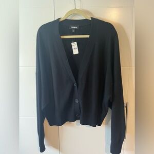 Express Black Dolman Sleeve Cardigan XL